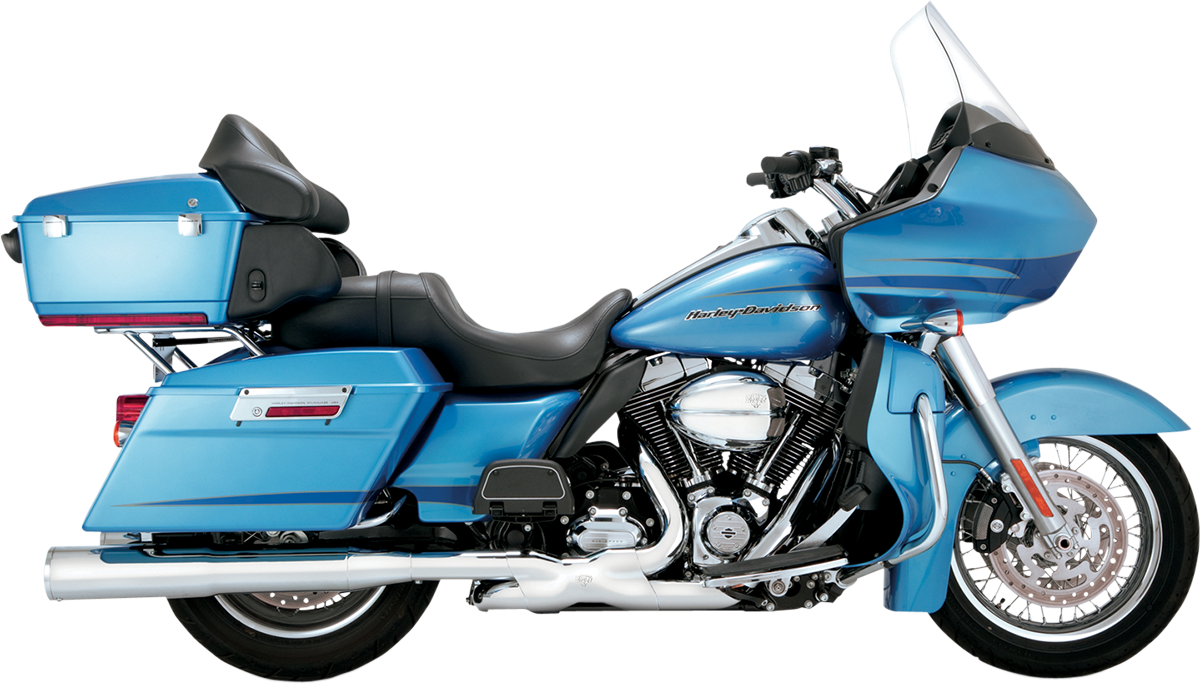 VANCE & HINES Hi-Output Slip-On Mufflers - Chrome - '95-'16 FLT 16455