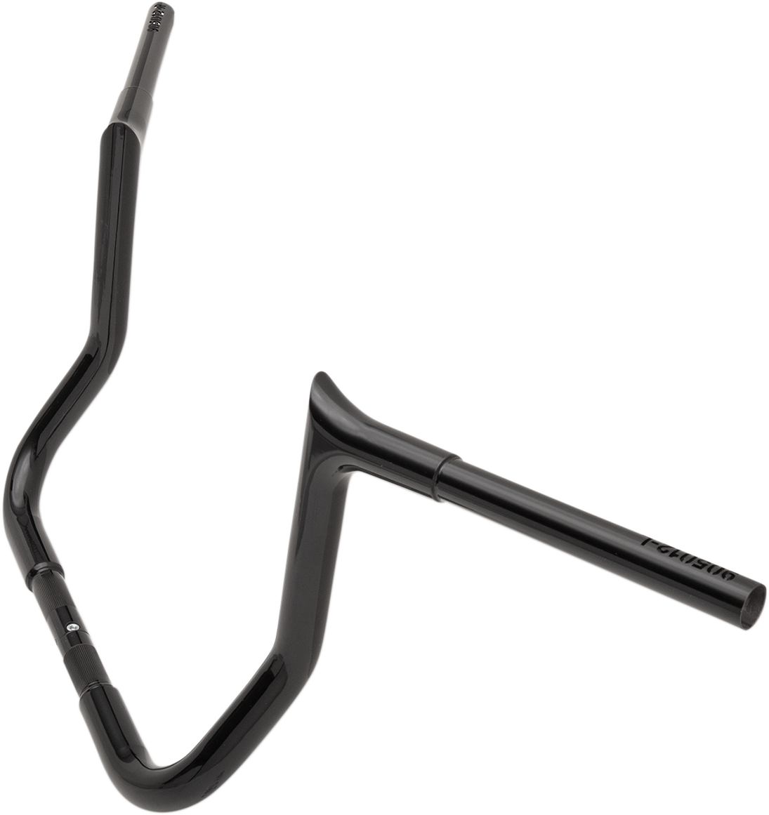 FAT BAGGERS INC. 1-1/4" EZ Install Pointed Top Handlebar - 12" - Black 905012-B-X