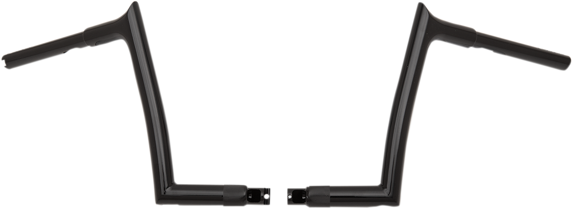 FAT BAGGERS INC. 1-1/4" EZ Install Pointed Top Handlebar - 10" - Black 906010-B