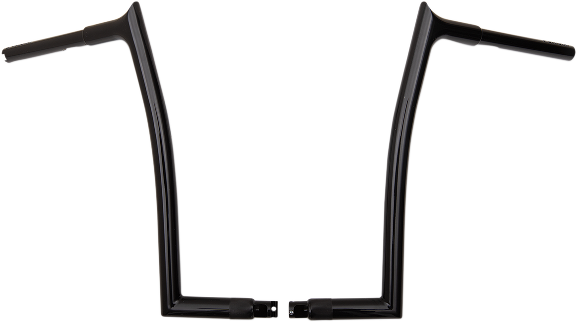 FAT BAGGERS INC. 1-1/4" EZ Install Pointed Top Handlebar - 16" - Black 906016-B