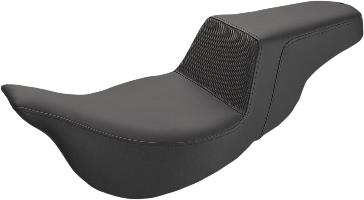 SADDLEMEN Step-Up Seat - Gripper - Black - FL '08-'24 808-07B-174EXT