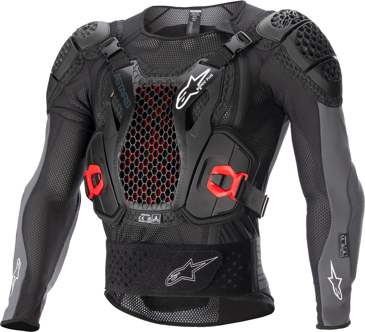 Alpinestars Bionic Plus v2 Protection Jacket – Black/Anthracite/Red