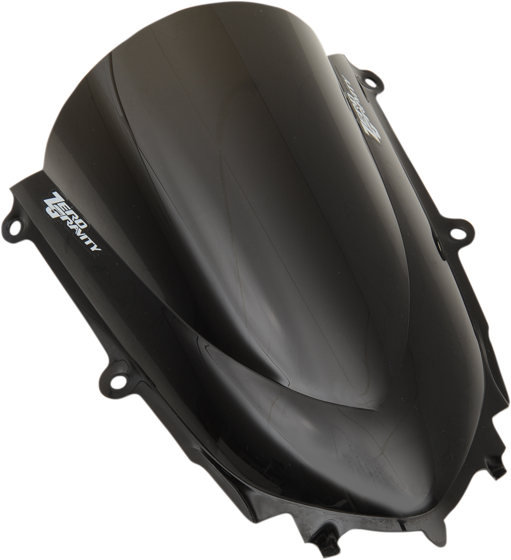 ZERO GRAVITY Double Bubble Windscreen - Dark Smoke - YZF-R6/R7/World GP 16-581-19