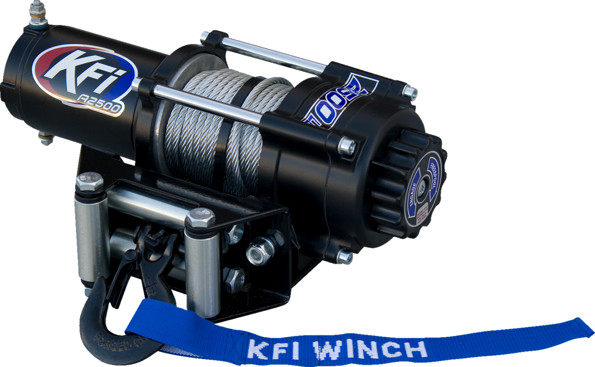 KFI PRODUCTS A2500-R2 ATV Winch - 2500 lb - 49' Steel Cable A2500-R2
