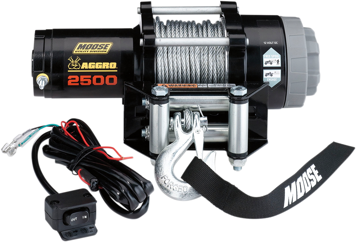 MOOSE OFFROAD 2500 lb Winch - Wire Rope - 50' 104306