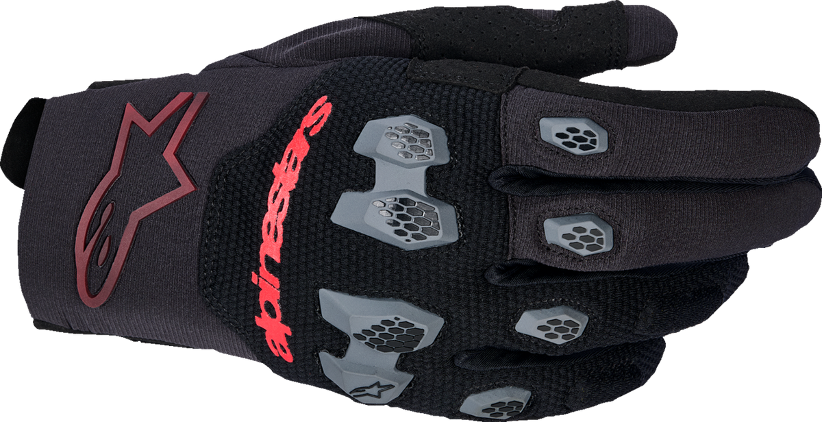 Alpinestars Pro-Dura Gloves – Black/Bright Red