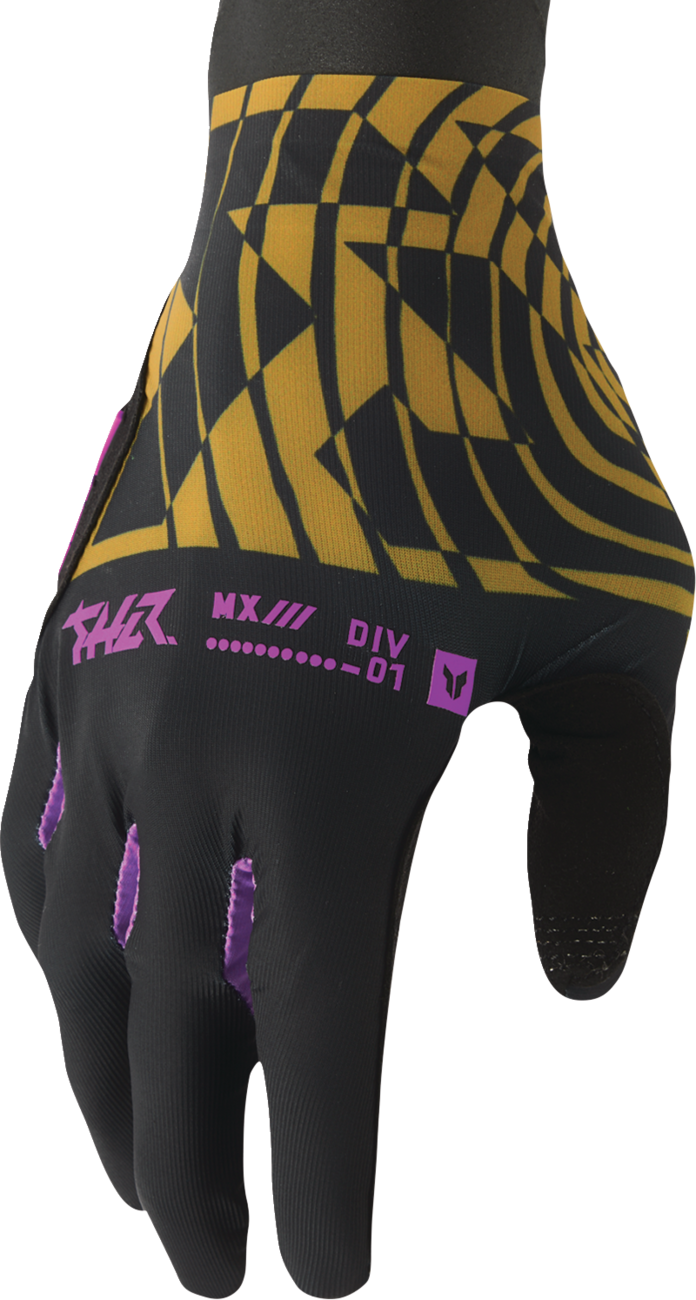 Thor Sportmode Mind Control Gloves – Black/Caramel