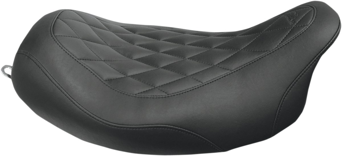 MUSTANG Seat - Wide Tripper™ Solo - without Backrest - Diamond - Black - FL '08-'25 76694