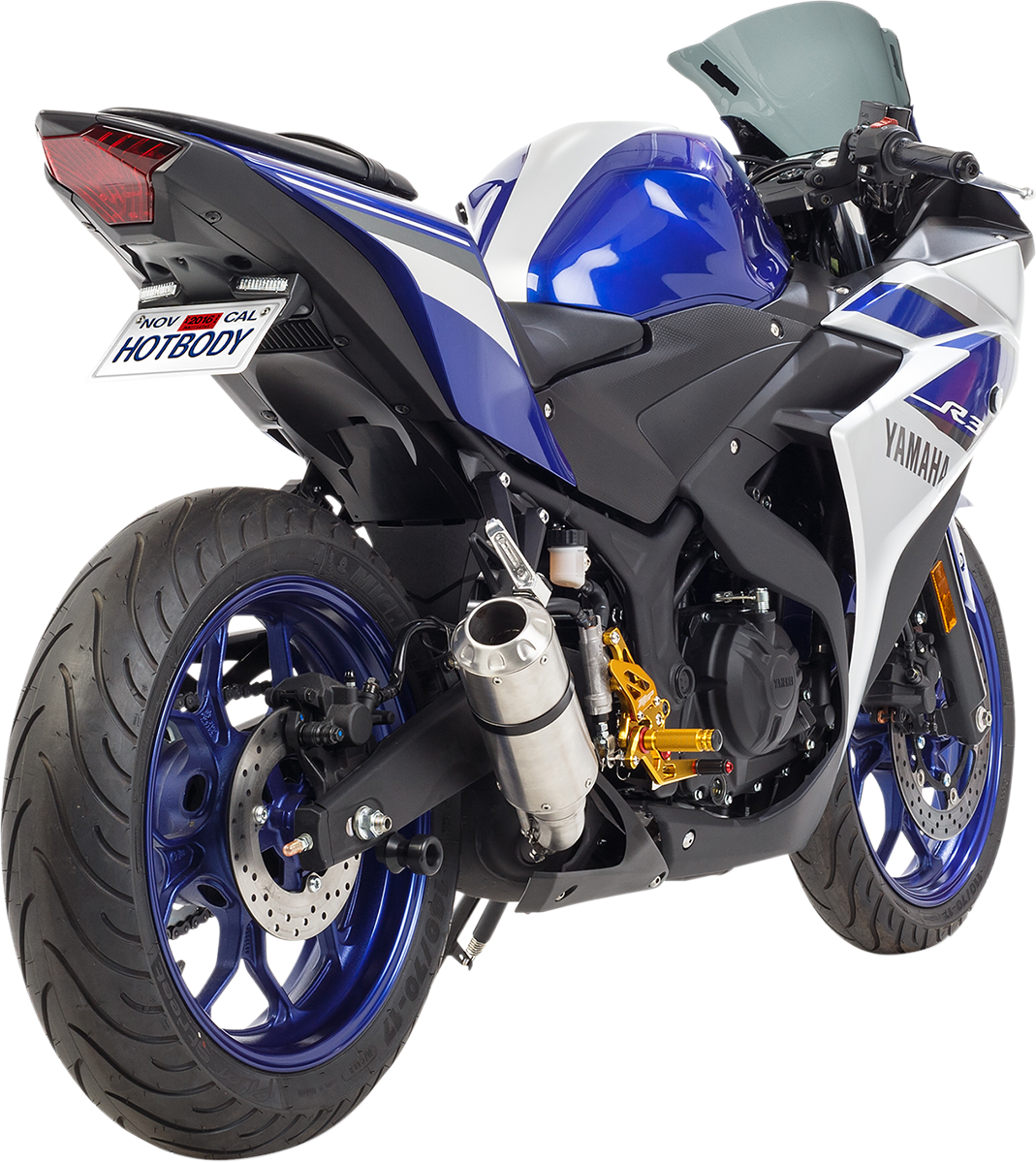 HOT BODIES Fender Eliminator Textured Black - YZF-R3 81502-1000