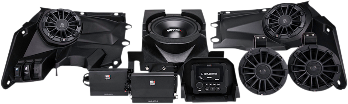 MB QUART 800 W Audio System - Can-Am Maverick X3 MBQX-STG5-1