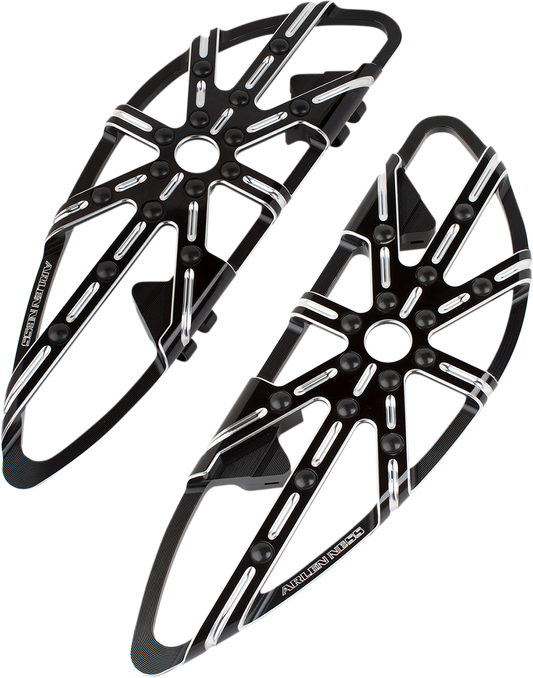 ARLEN NESS 10 Gauge Floorboards - Driver - Black 410-005