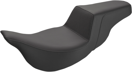SADDLEMEN Step-Up Seat - Gripper - Black - FL '08-'24 808-07B-174EXT