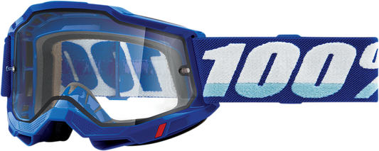 100% Accuri 2 Enduro Goggle - Dual Pane - Blue - Clear Lens 50015-00002
