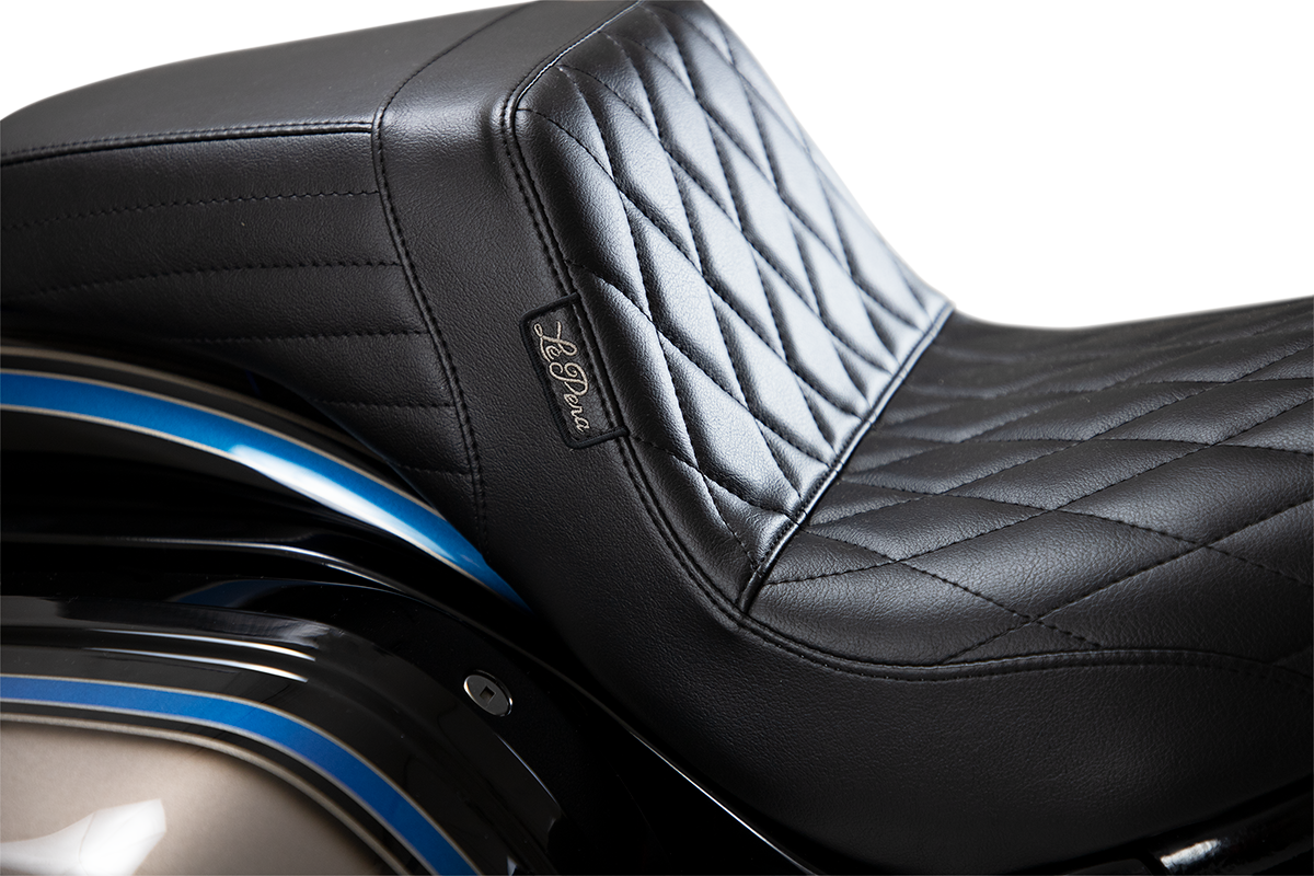 LE PERA Kickflip Seat - Diamond - Black - Softail '18-'23 LYR-590DM