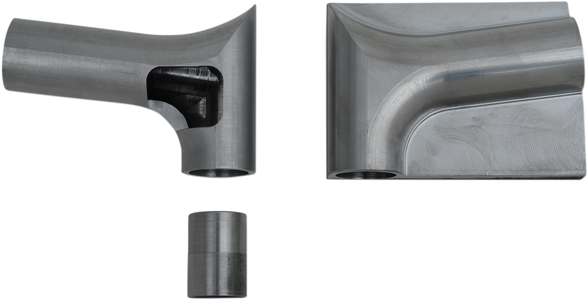 FAT BAGGERS INC. 1-1/4" EZ Install Pointed Top Handlebar - 10" - Chrome 905010