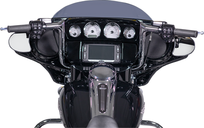 FAT BAGGERS INC. 1-1/4" EZ Install Pointed Top Handlebar - 12" - Chrome 905012