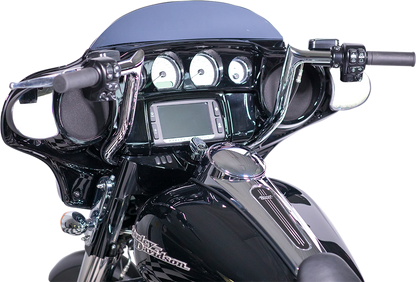FAT BAGGERS INC. 1-1/4" EZ Install Pointed Top Handlebar - 12" - Chrome 905012