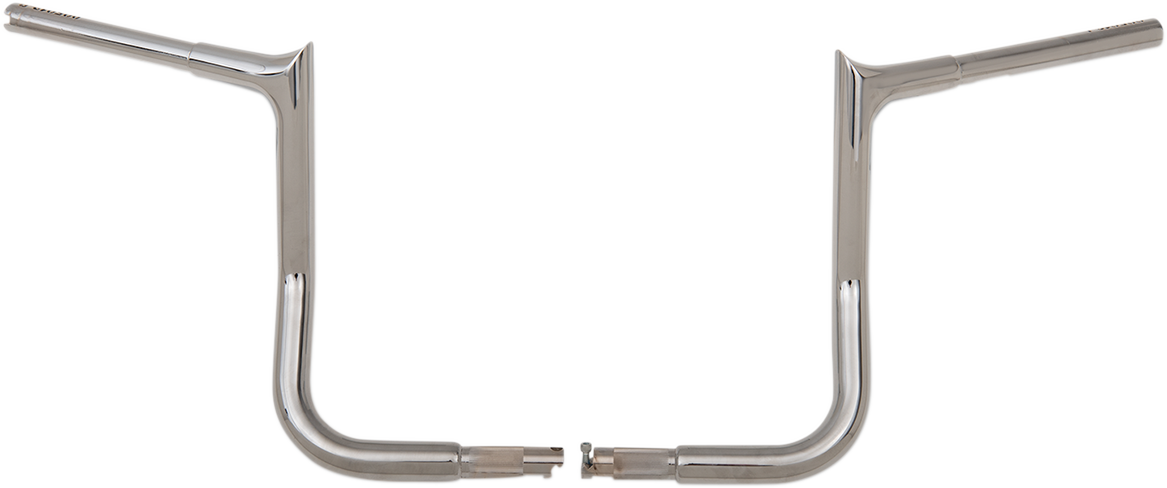 FAT BAGGERS INC. 1-1/4" EZ Install Pointed Top Handlebar - 12" - Chrome 905012