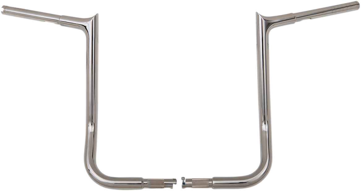 FAT BAGGERS INC. 1-1/4" EZ Install Pointed Top Handlebar - 16" - Chrome 905016