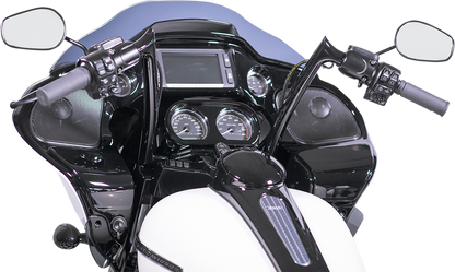 FAT BAGGERS INC. 1-1/4" EZ Install Pointed Top Handlebar - 12" - Black 906012-B
