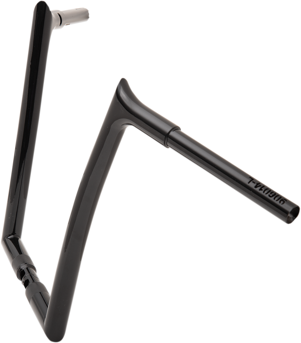 FAT BAGGERS INC. 1-1/4" EZ Install Pointed Top Handlebar - 14" - Black 906014-B