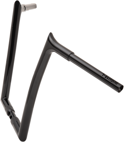 FAT BAGGERS INC. 1-1/4" EZ Install Pointed Top Handlebar - 14" - Black 906014-B