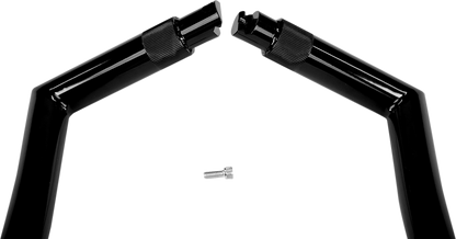 FAT BAGGERS INC. 1-1/4" EZ Install Pointed Top Handlebar - 16" - Black 906016-B