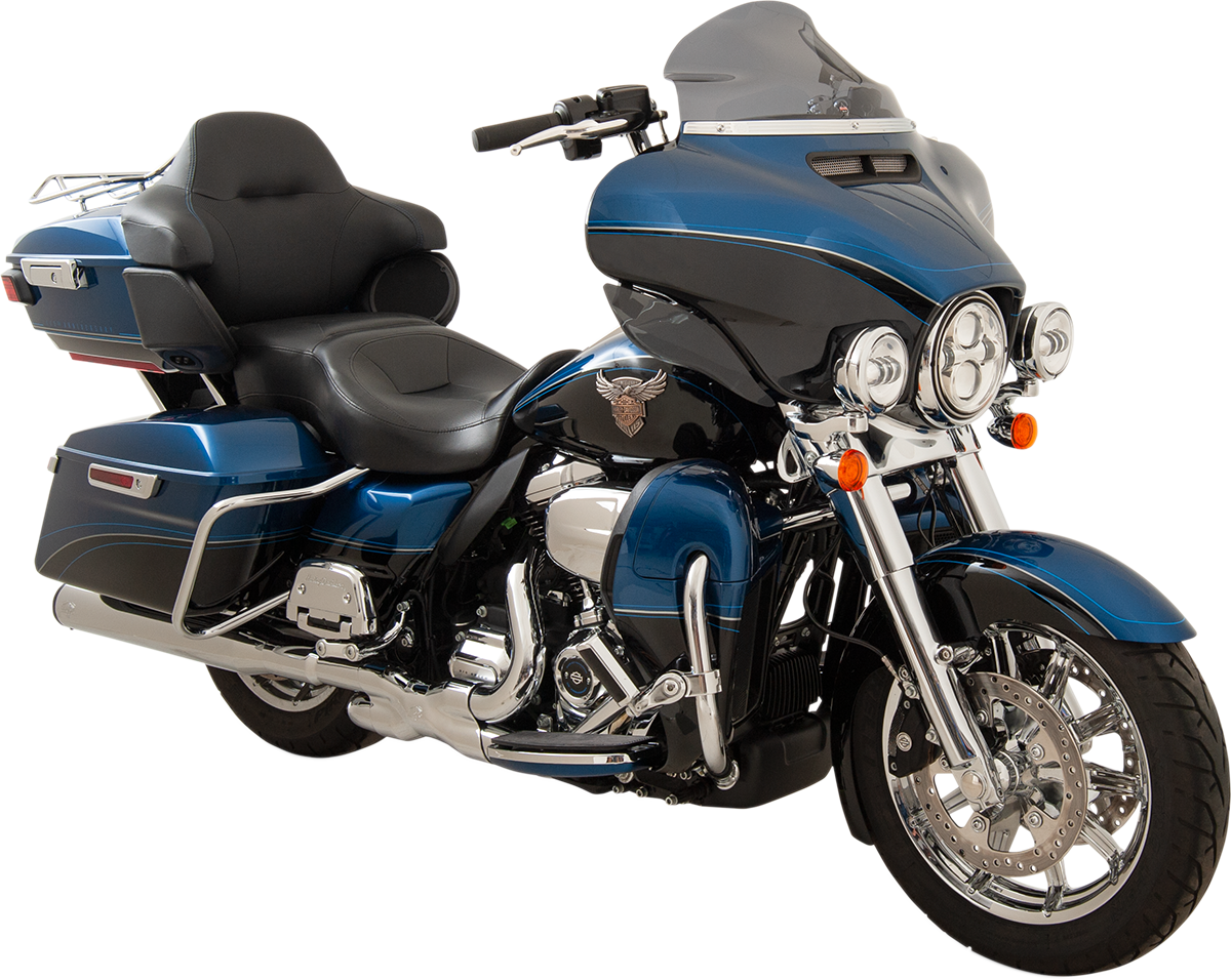 KLOCK WERKS Flare® Windshield - 8-1/2" - Dark - Smoke - '14-'25 FLH KWW-01-0210-2014