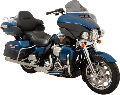 KLOCK WERKS Flare® Windshield - 8-1/2" - Dark - Smoke - '14-'25 FLH KWW-01-0210-2014
