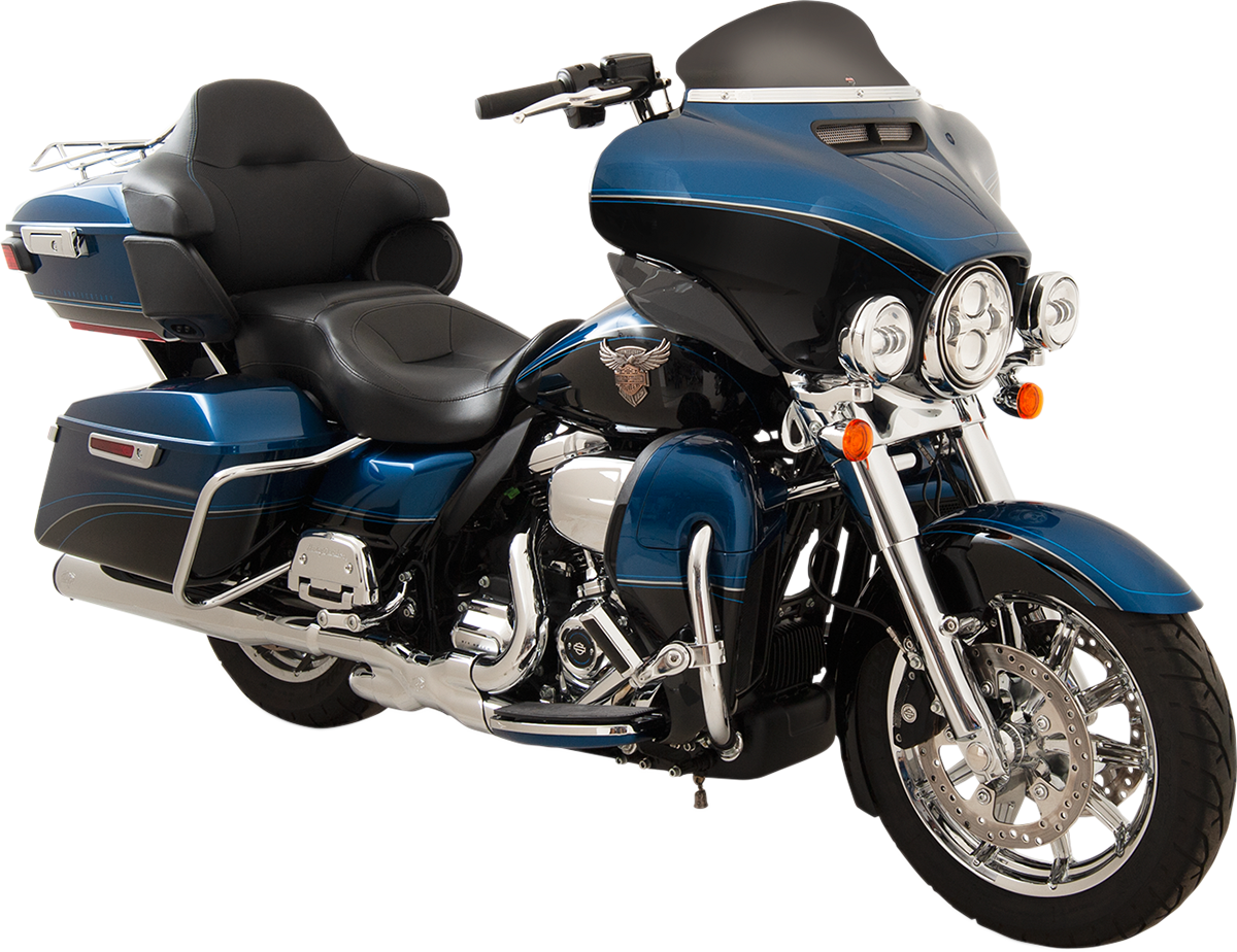 KLOCK WERKS Flare® Windshield - 5" - Black - '14-'25 FLH KWW-01-0319