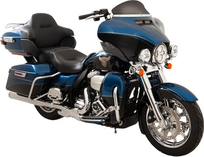 KLOCK WERKS Flare® Windshield - 5" - Black - '14-'25 FLH KWW-01-0319