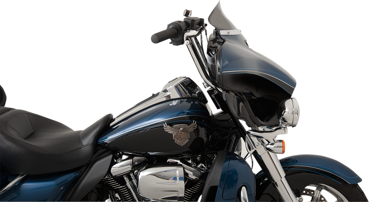 KLOCK WERKS Flare® Windshield - 5" - Black - '14-'25 FLH KWW-01-0319
