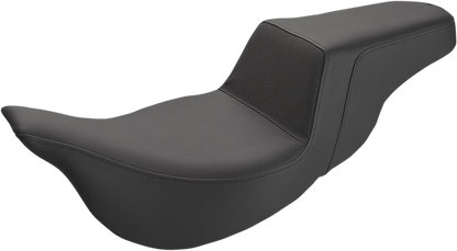 SADDLEMEN Step-Up Seat - Gripper - Black - FL '08-'24 808-07B-174EXT