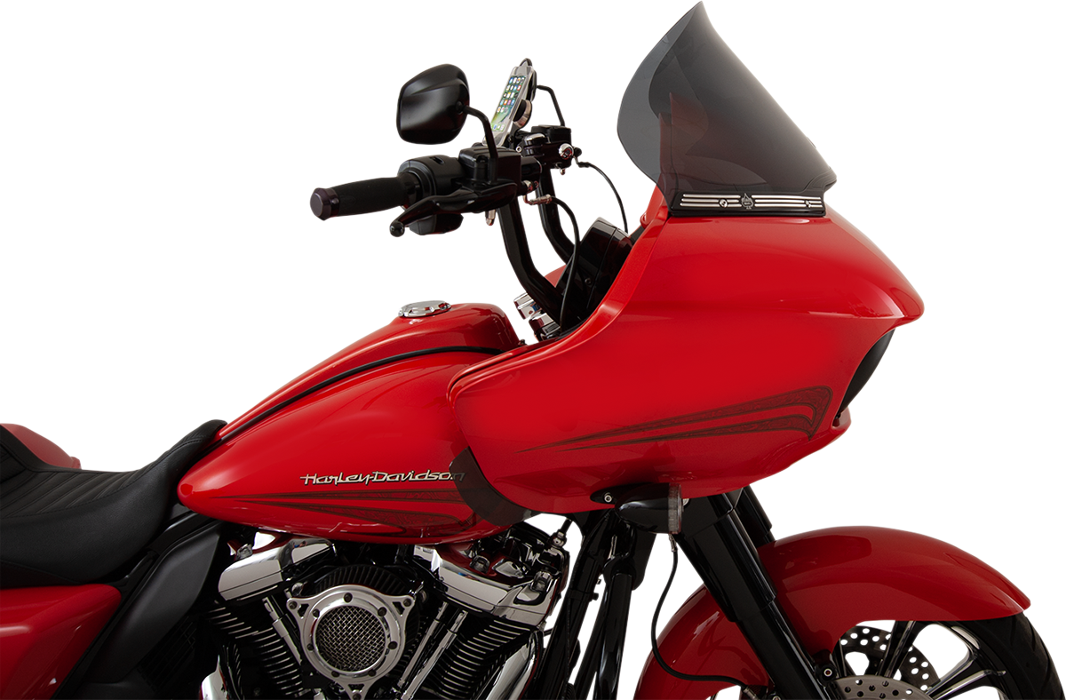 KLOCK WERKS Pro-Touring Flare® Windshield - 12" - Dark Smoke - '15-'25 FLTR KWW-01-0328