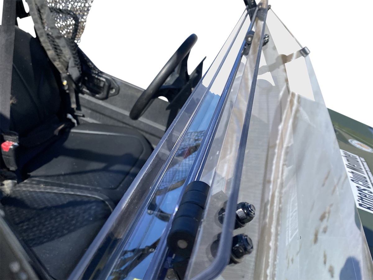 MOOSE OFFROAD Full Folding Windshield - Deluxe - Pioneer V000258-12200M