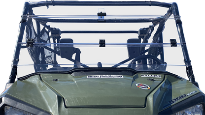 MOOSE OFFROAD Full Folding Windshield - Deluxe - Pioneer V000258-12200M