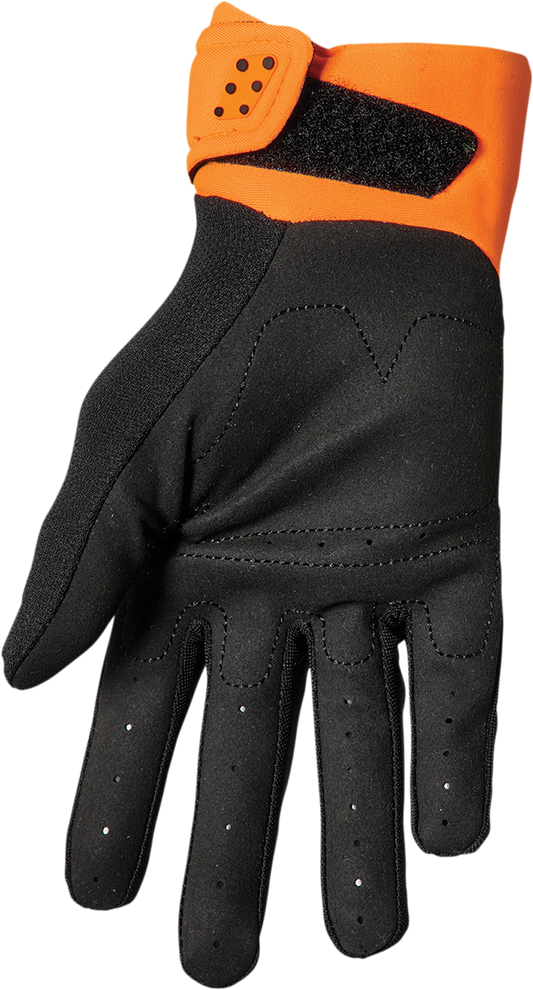 Thor Spectrum Gloves – Orange/Black