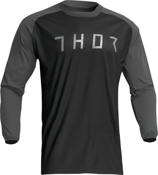 Thor Terrain Jersey – Black/Charcoal