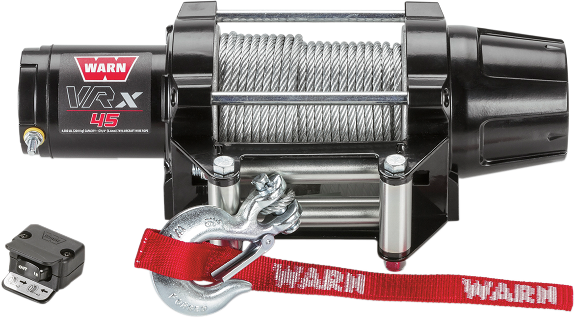 WARN VRX 45 Winch - Dash-mounted Rocker Switch - Wire Rope - 50' 101045