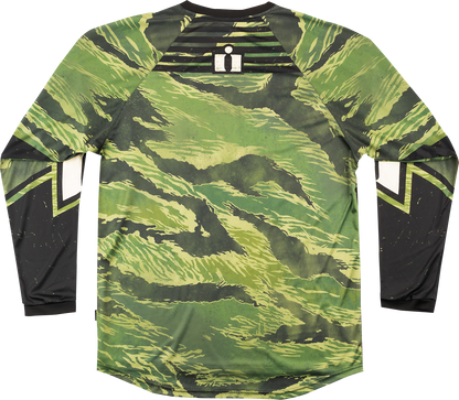 ICON Tiger’s Blood Jersey - Green Camo - XL 2824-0087