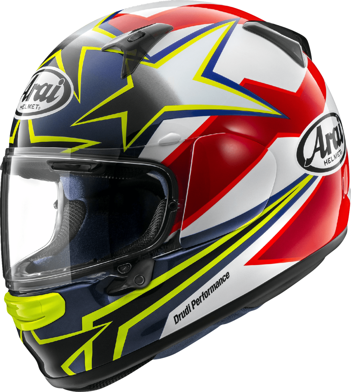 ARAI HELMETS Regent-X Helmet - Stars & Stripes - Yellow - Medium 0101-17459