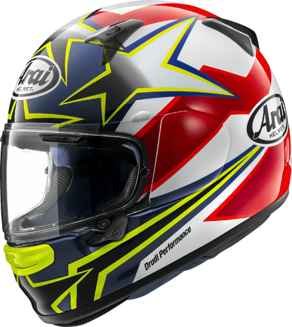 ARAI HELMETS Regent-X Helmet - Stars & Stripes - Yellow - Medium 0101-17459