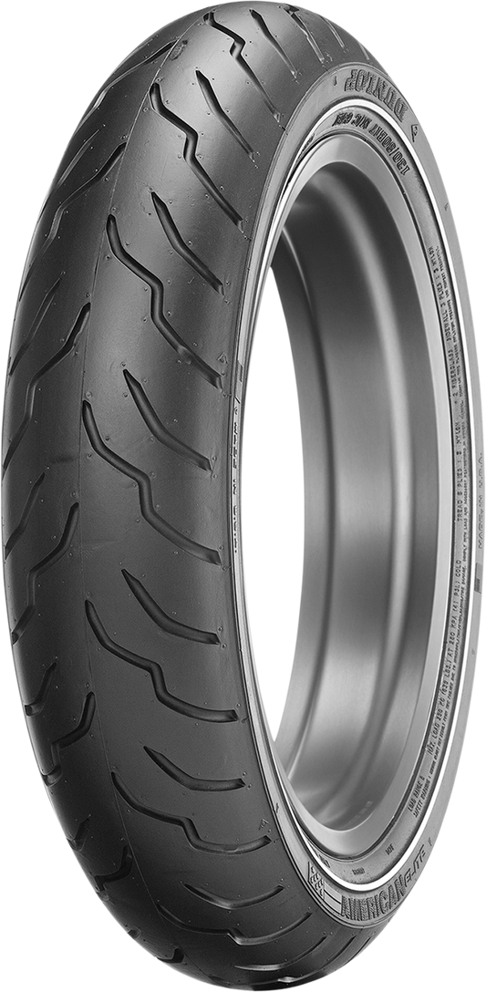 DUNLOP Tire - American Elite - Front - 130/80B17 - Narrow Whitewall - 65H 45131875