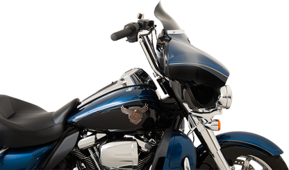 KLOCK WERKS Flare® Windshield - 6-1/2" - Black - '14-'25 FLH KWW-01-0200-2014