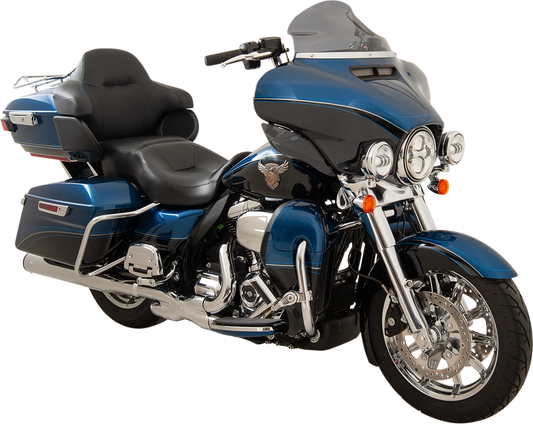 KLOCK WERKS Flare® Windshield - 8-1/2" - Dark - Smoke - '14-'25 FLH KWW-01-0210-2014