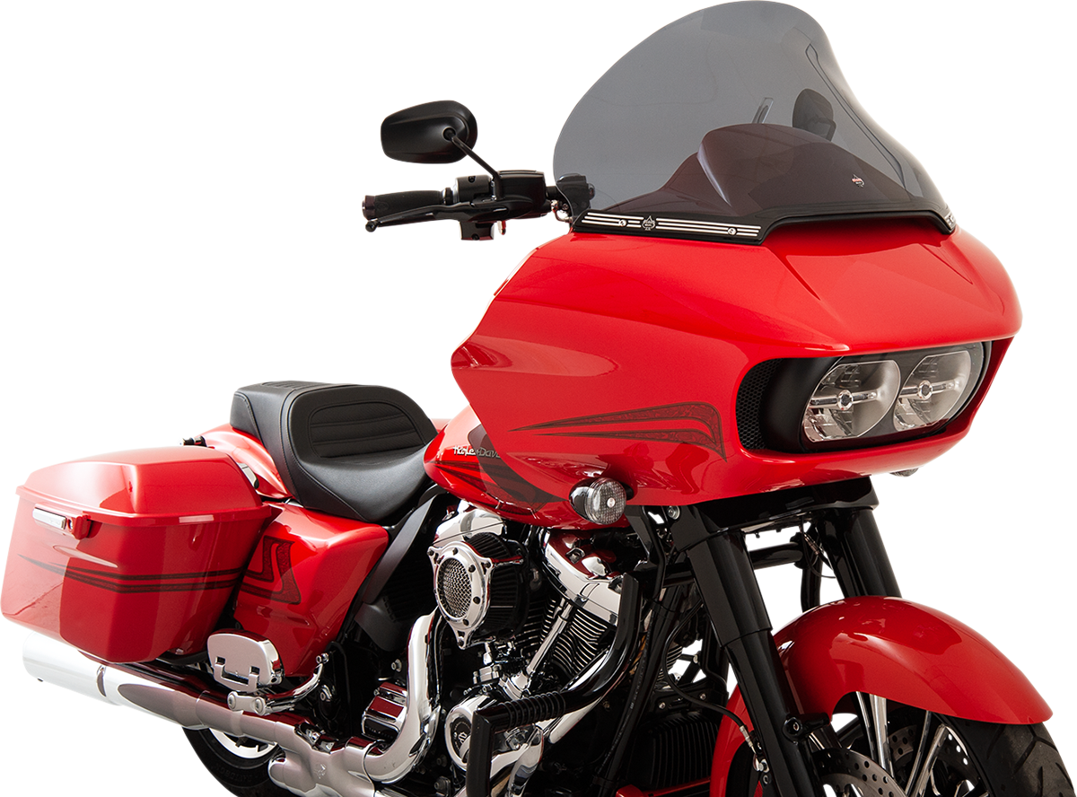 KLOCK WERKS Pro-Touring Flare® Windshield - 15" - Dark Smoke - '15-'25 FLTR KWW-01-0315