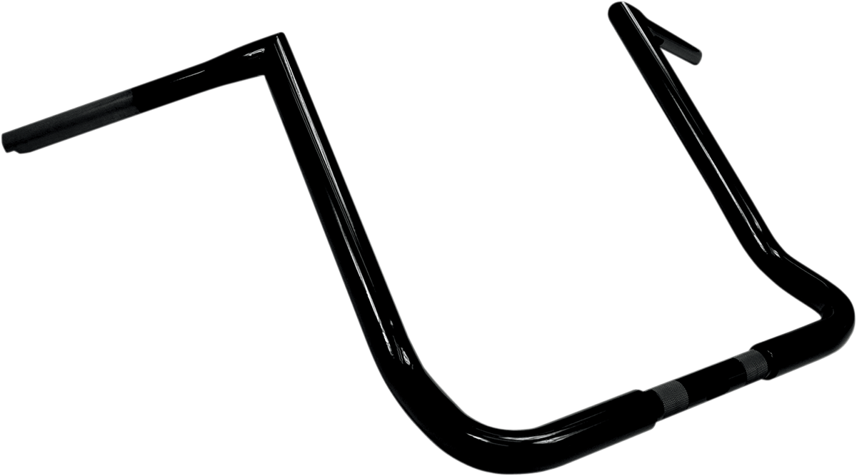 LA CHOPPERS 1-1/4" Twin Peaks Touring Handlebar - 16" - Black LA-7361-16B