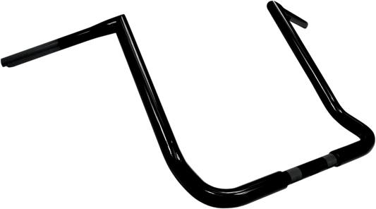 LA CHOPPERS 1-1/4" Twin Peaks Touring Handlebar - 16" - Black LA-7361-16B