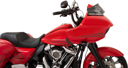 KLOCK WERKS Sport Flare® Windshield - 6" - Black - '15-'25 FLTR KWW-01-0403