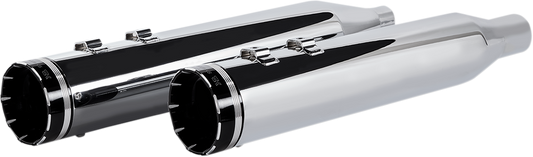 KHROME WERKS 4-1/2" HP-Plus® Slip-On Mufflers - Chrome with Tracer - Touring 202735